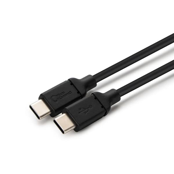 MicroConnect USB-C til USB-C opladerkabel, sort. 1m