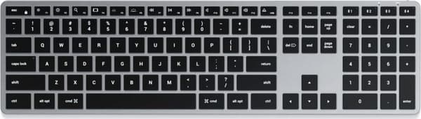 Satechi X3 tastatur Bluetooth Qwerty engelsk sort, grå
