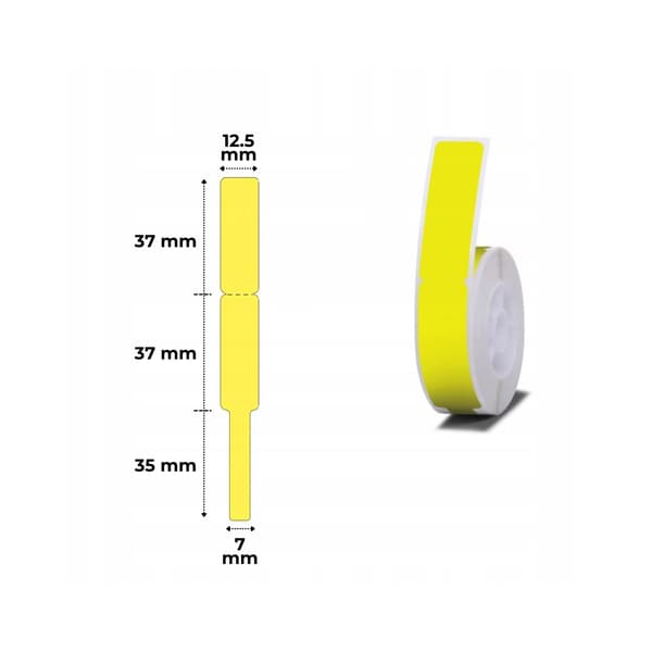 Niimbot-lämpötarrat RXL12.5*109-65Keltainen