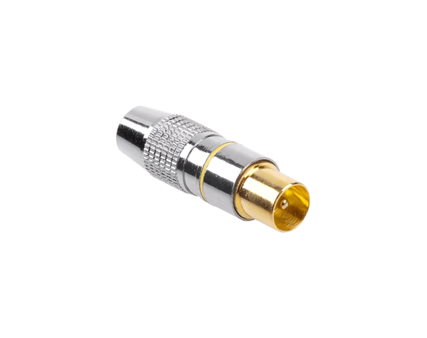 TV-antennkontakt METALL SILVER