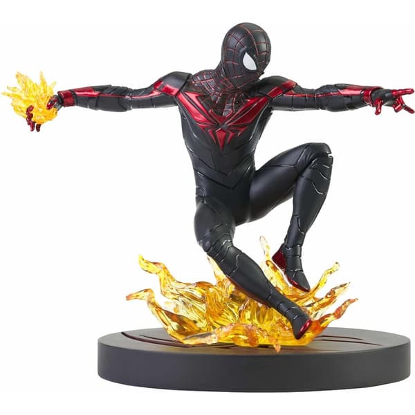 Marvel Gallery Comic Spiderman PS5 Miles Morales -figuuri 18cm
