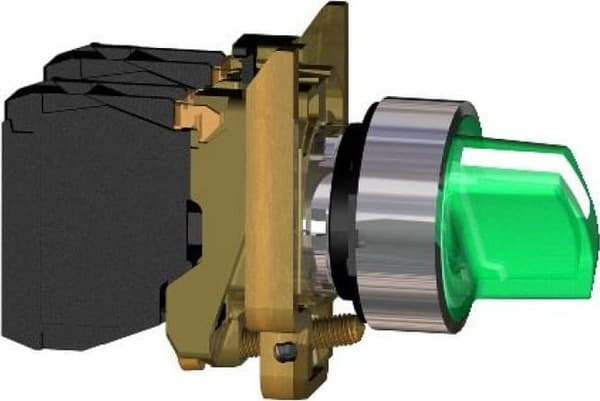 Lyskontakt 3pol. 24V grøn XB4BK133B5