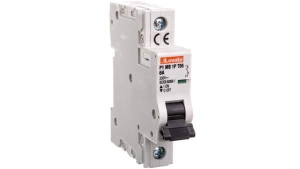 Effektbegrænser 1P 6A 10kA P1MB1PT06