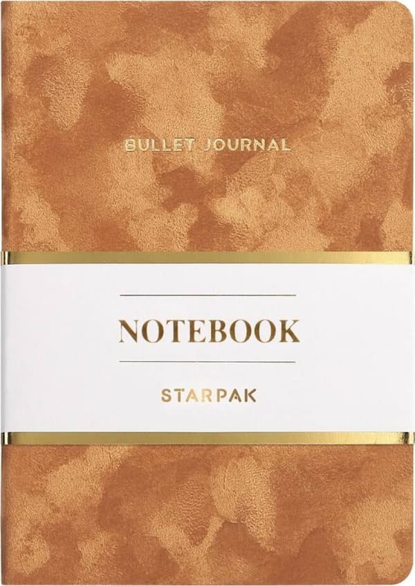 Notesbog karamel A5 80k STARPAK