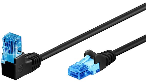 Goobay GOOBAY Patchkabel U/UTP Cat. 6A Lige/Kat. 90 sort 3m