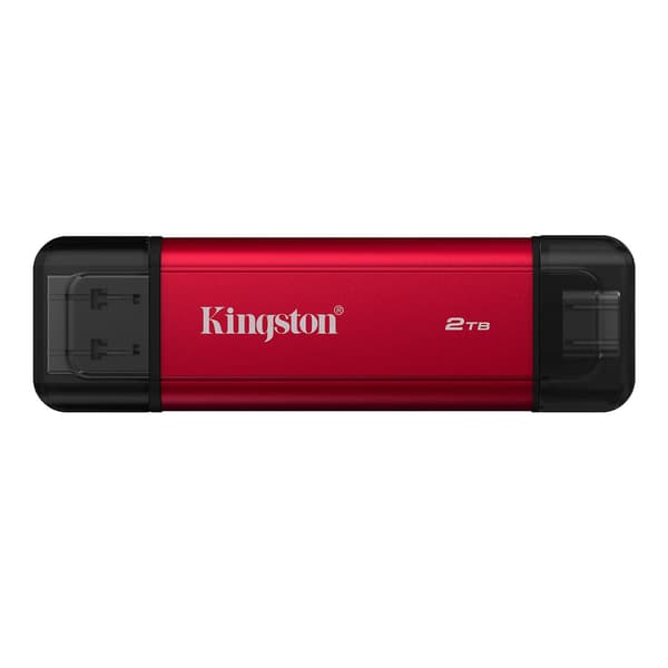 KINGSTON 2TB Dobbelt USB-A/C Bærbar SSD Op til 1050MB/s USB 3.2 Gen 2