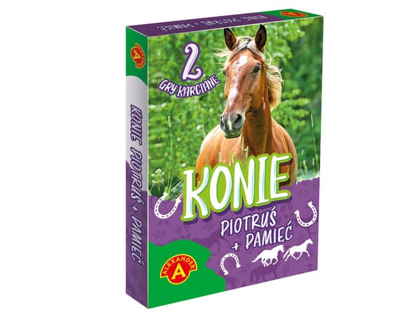 Kort kortspel PIOTRUŚ + MEMORY - HÄSTAR 2779