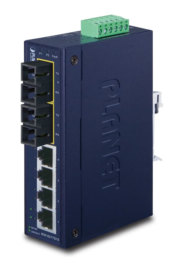 PLANET ISW-621TS15 - switch - 4 portar