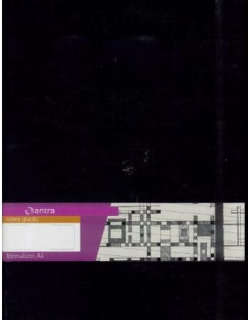 Muistikirja A4 Gladki Formalism Musta ANTRA