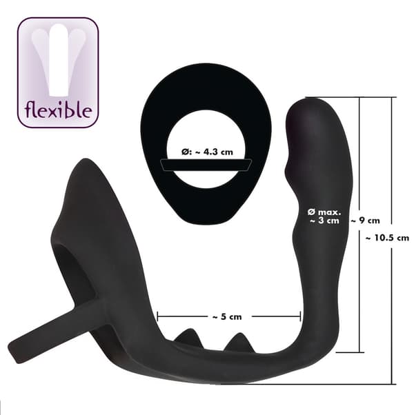 Erektionsring med anal prostatamassage