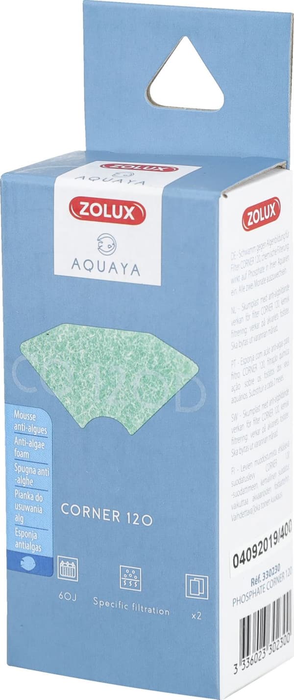 Zolux AQUAYA Phosphate Corner 120