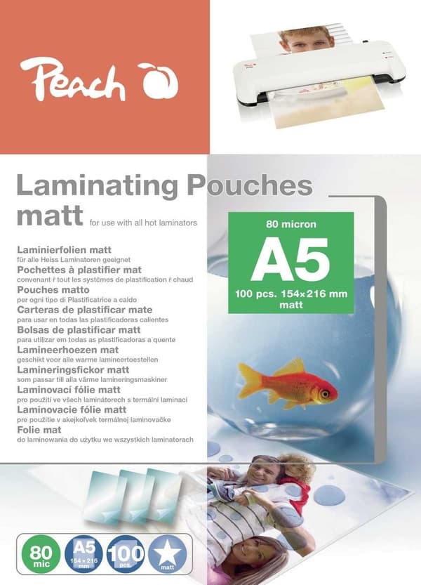 Peach S-PP580-30 laminointitasku 100 kpl