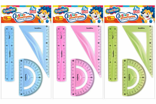 Geometriset 3 delar 15cm BAMBINO