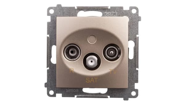 Kontakt-Simon SIMON54 RTV/SAT slutantennestik - DASK.01/44