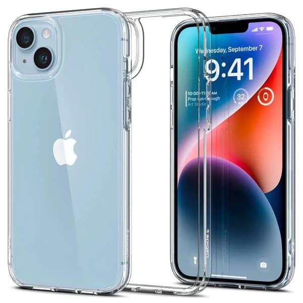 SPIGEN Ultra Hybrid cover til IPHONE 14 transparent