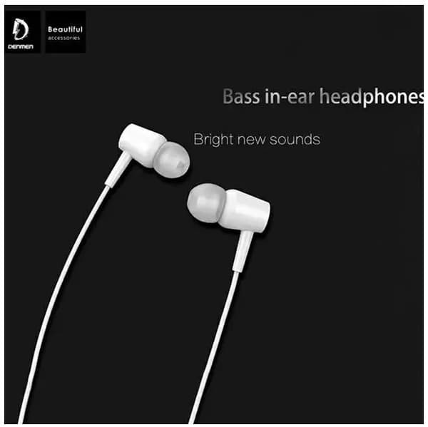 DENMEN HÖRLURAR JACK3,5MM MIKROFON DR02 HIFI