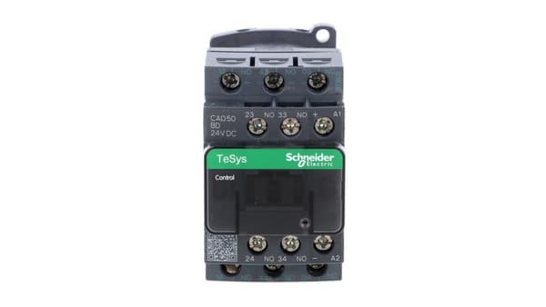 TeSys Deca hjälpkontaktor 10A 5Z 0R 24V DC CAD50BD