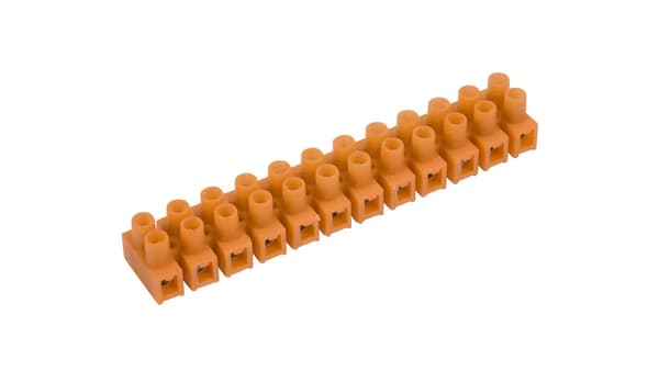 12-spors gevindklemrække 4mm2 orange LTF 12-4.0 21310108