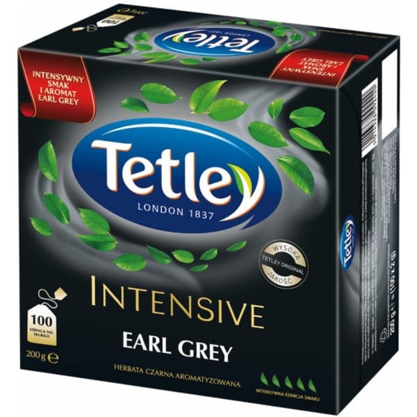 TETLEY EARL GREY TE 100 ST