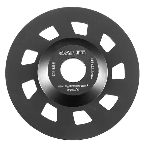 Graphite Diamantklinga (Diamantslipskiva 125 x 22,2 x 5 mm, segment C)