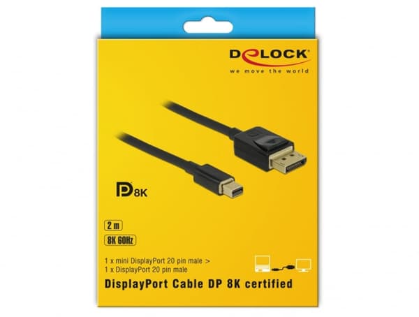 Delock DisplayPort kabel - 2 m