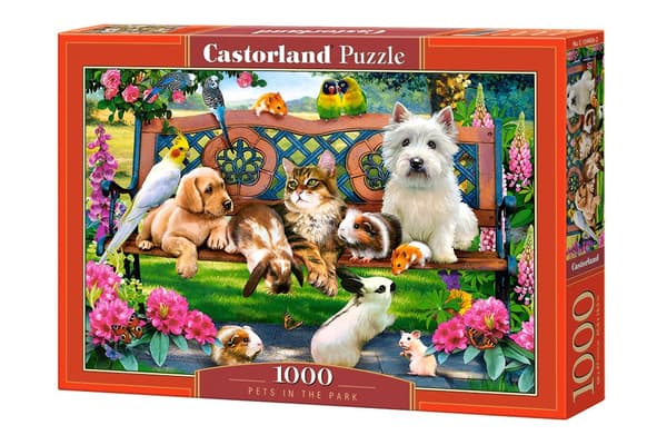 Palapeli 1000 Lemmikit puistossa CASTOR