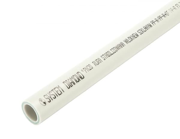 PP-R STABI GF RØR 4M, PN20, 32 MM - STK.