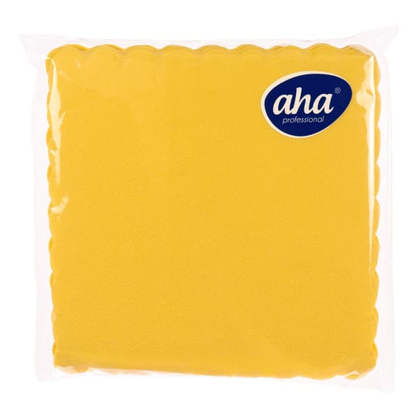 Gastronomiska servetter gult papper [mm:] 150x150 Arpex (DE2899)