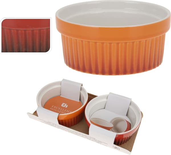 Emako Färgglada keramikmuggar, multifunktionella muggar 260 ml - 2-pack