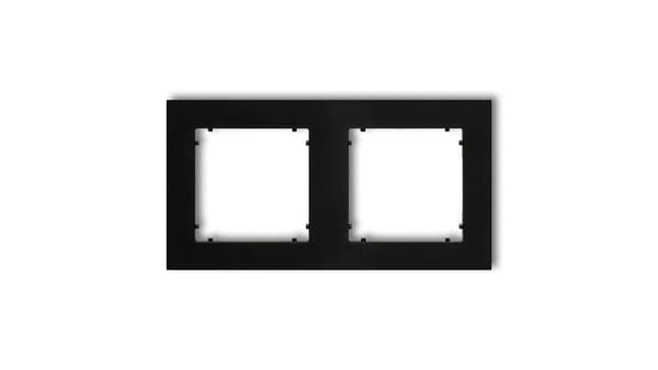 Karlik MINI Dobbeltramme mat sort (12MR-2)