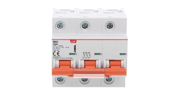 LSiS Strömbrytare 1.5 modul 3P D 80A 10KA BKH 3P D80A 06110350R0