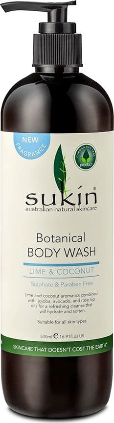 Sukin Brusegel Lime og Kokos 500ml