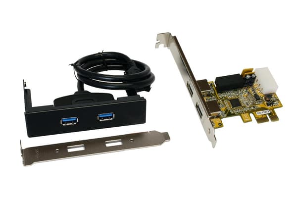 IO Exsys PCIe 2 ext+1 int USB3.0 (EX-11072WO) bulk