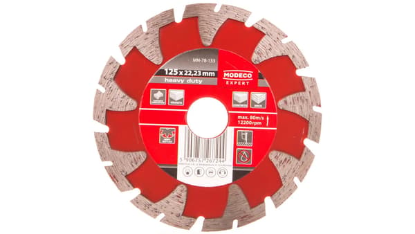 DIAMANTKUTTER, SEGMENTERET 125 MM MN-78-133