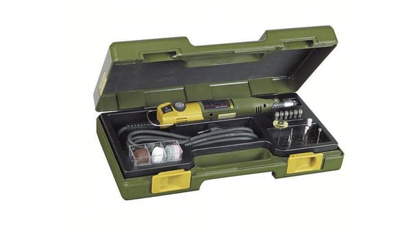 Proxxon Komplet fræse-/boremaskine MM 230/E med 34 tilbehørsdele