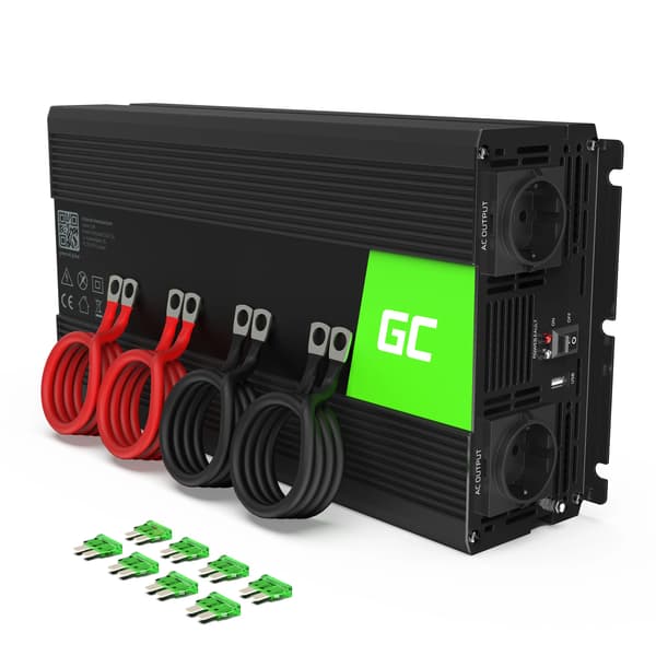 Green Cell - DC til AC inverter - 2000