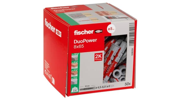 Fischer DUOPOWER 8x65 50 st.