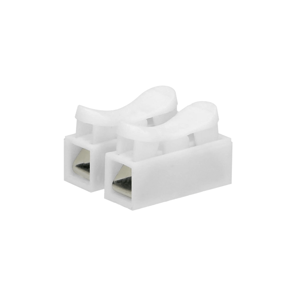2x2,5mm dobbeltsporet fjederkobling?, 10 stk.