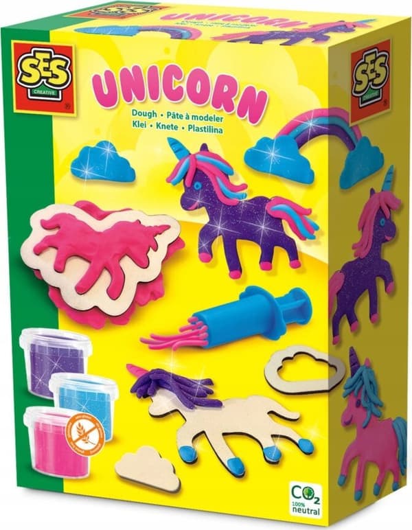 Muovailuvahapeli SES Creative Unicorn Gluteeniton