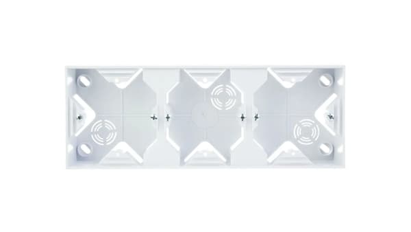Ospel Installationsdosa AS 3 gånger vit (PNP-3G/00)