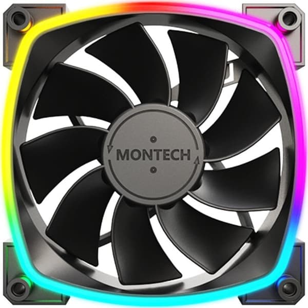 Montech RX120 - 12cm kotelotuuletin (musta)