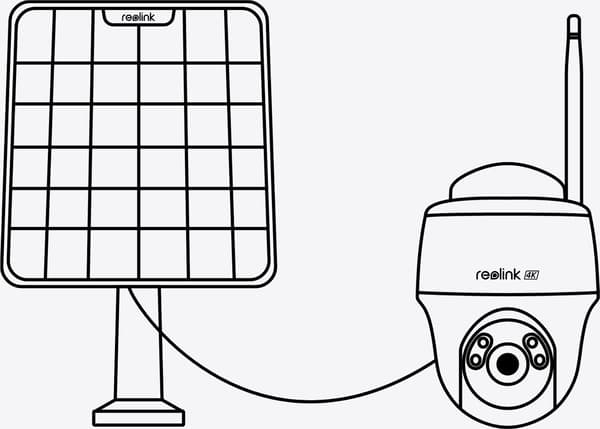 Reolink ARGUS Series B430 Musta (ARGUS PT 5MP USB-C Musta)