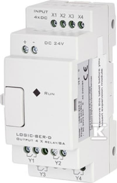 24VDC 4/4 relæ I/O udvidelsesmodul LOGIC-8ER-D 004780008