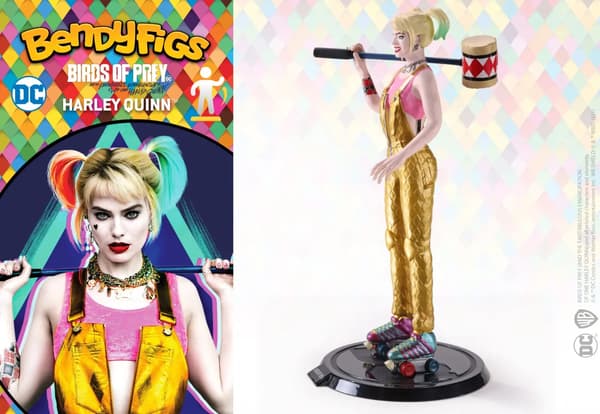 DC Comics Harley Quinn Bendyfigs taivuteltava figuuri 19cm