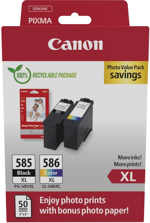 Canon PG-585 XL / CL-586 XL Photo Value Pack