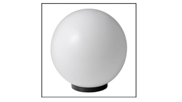 Puutarhavalaisin E27 GLOBE pallo fi 400mm valkoinen