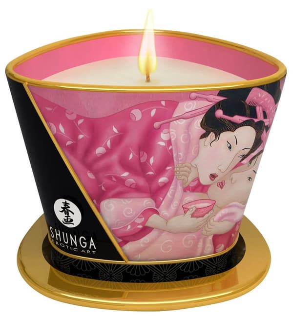 Stearinlys Shunga 6507_13489 Roser (170 ml)