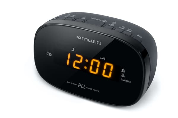 Radiovækkeur Muse M-150CR, sort