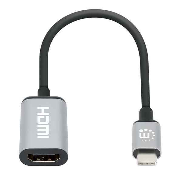 Adapter MANHATTAN 153706 Silver 0766623153706 USB - HDMI