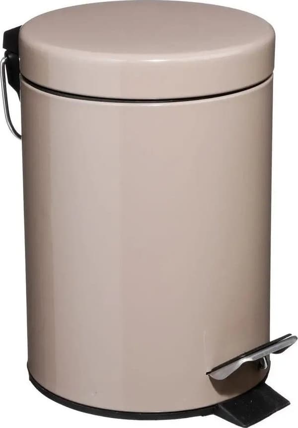 Soptunna 5five Badrumskorg, soptunna, 3 l kapacitet, öppet lock, brun